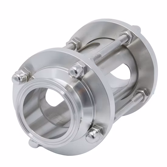 Sanitary Stainless Steel Clamped Straight Sight Glass (DIN-No. NM111202)
