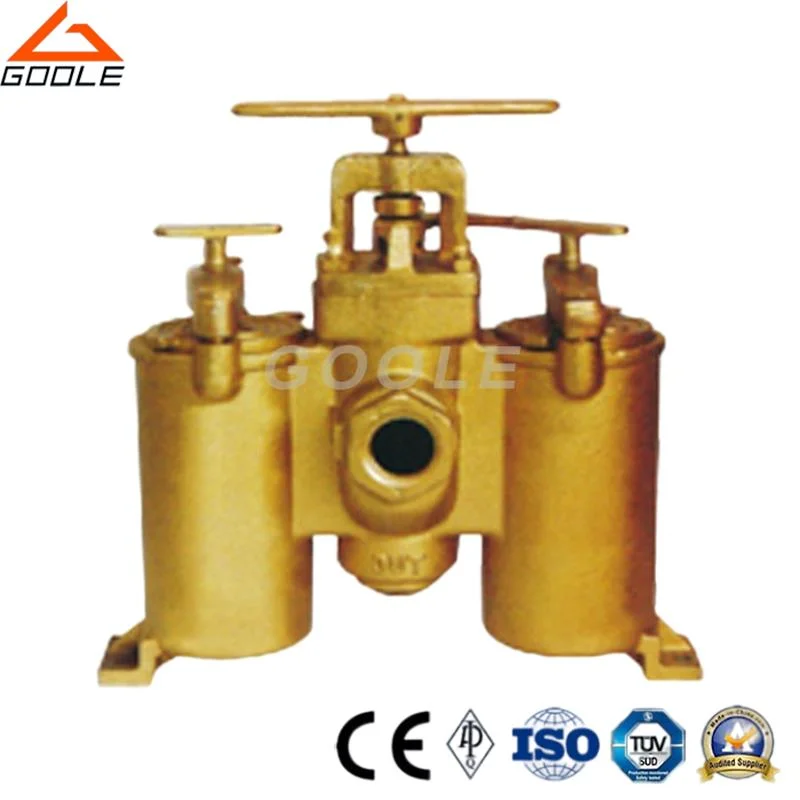 Duplex Oil Strainer/Duplex Oil Filter/with Three Way Ball Valve/ Plug Valve/Butterfly Valve